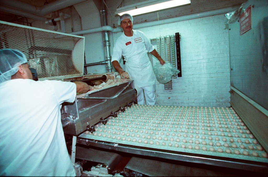 Employees at Fannie May Candies share the production process of truffles - Chicago Sun-Times