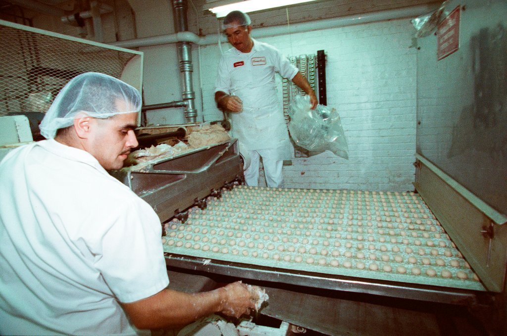 Employees at Fannie May Candies share the production process of truffles - Chicago Sun-Times