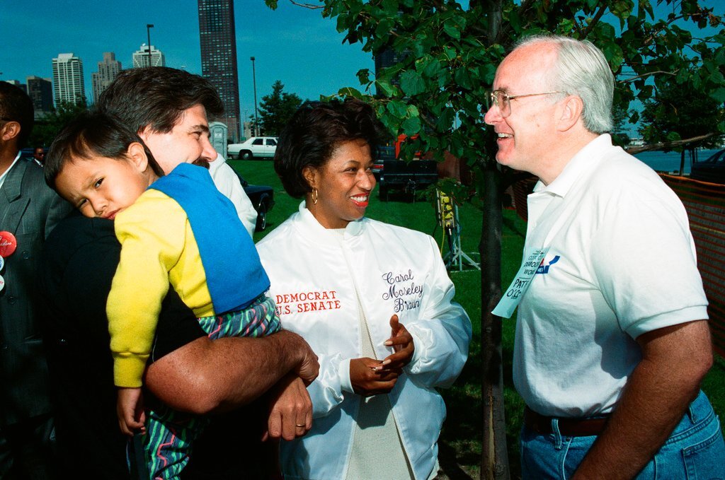 The Cook County Democratic Women host an event where Carol Moseley-Braun campaigns - Chicago Sun-Times