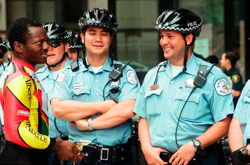 A Bike to Work Rally is held at Daley Plaza - Chicago Sun-Times