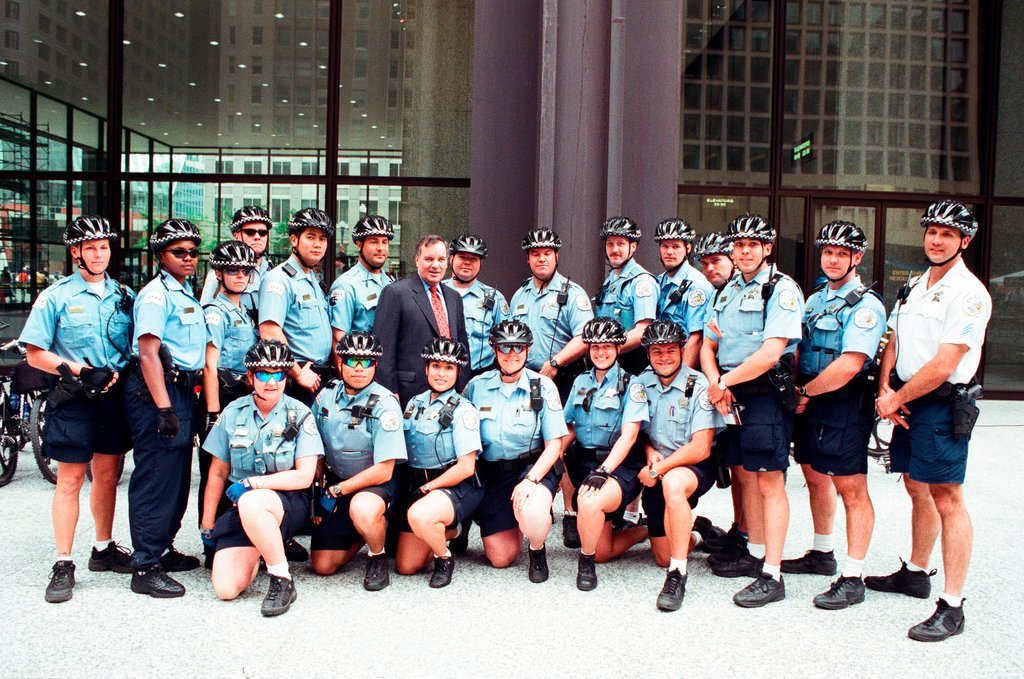 A Bike to Work Rally is held at Daley Plaza - Chicago Sun-Times