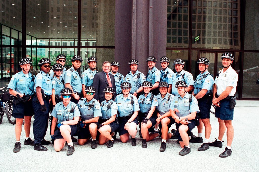 A Bike to Work Rally is held at Daley Plaza - Chicago Sun-Times