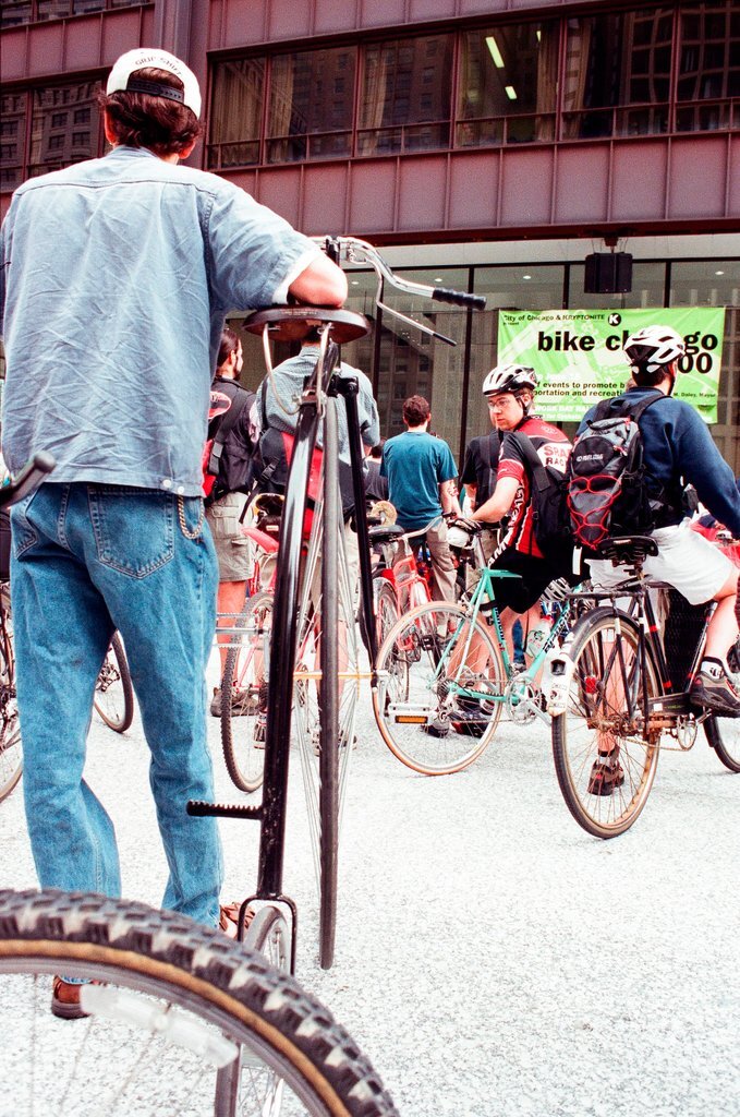 A Bike to Work Rally is held at Daley Plaza - Chicago Sun-Times