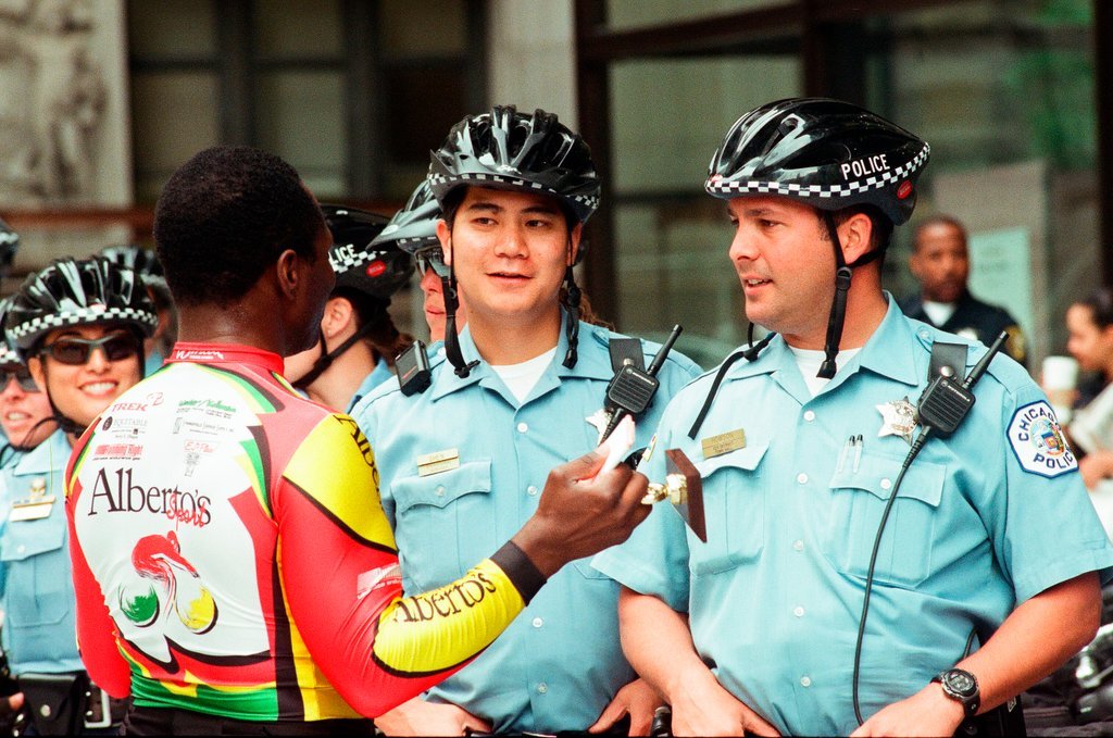 A Bike to Work Rally is held at Daley Plaza - Chicago Sun-Times