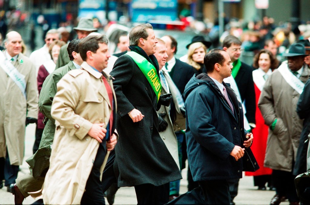 Al Gore leads the Saint Patrick's Day Parade - Chicago Sun-Times