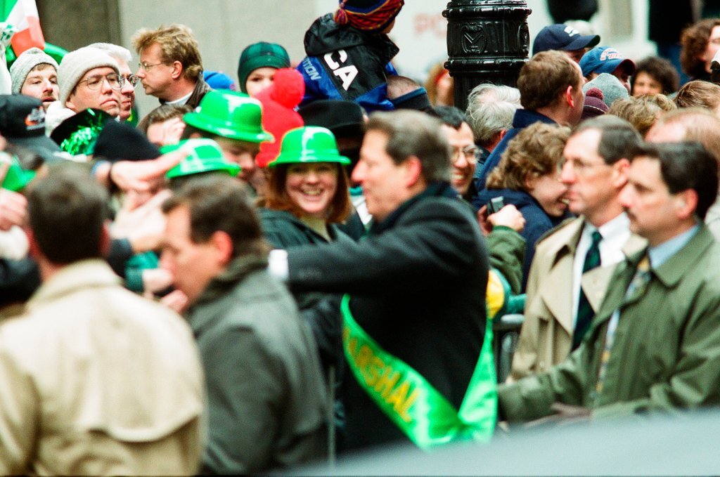 Al Gore leads the Saint Patrick's Day Parade - Chicago Sun-Times