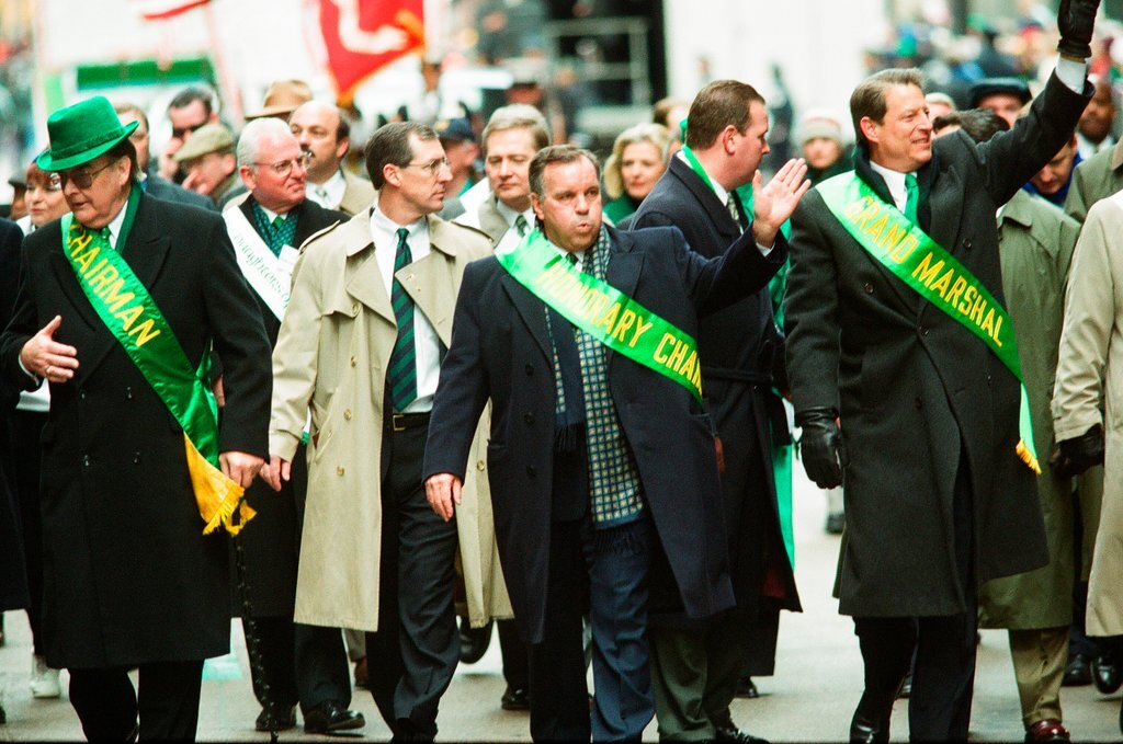 Al Gore leads the Saint Patrick's Day Parade - Chicago Sun-Times