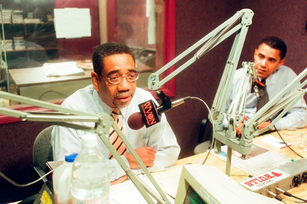 United States Representative Bobby Rush and State Senator Barack Obama debate - Chicago Sun-Times