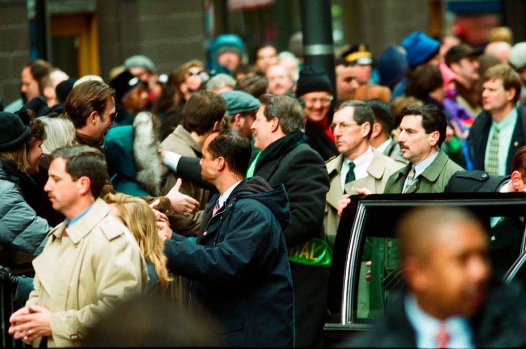 Al Gore leads the Saint Patrick's Day Parade - Chicago Sun-Times