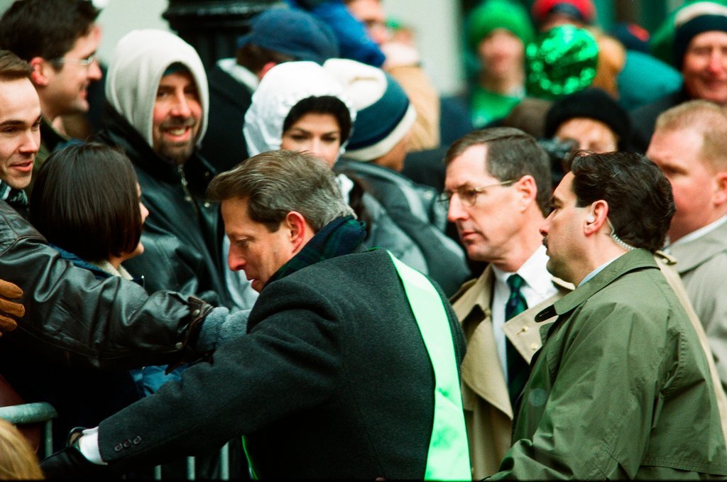 Al Gore leads the Saint Patrick's Day Parade - Chicago Sun-Times
