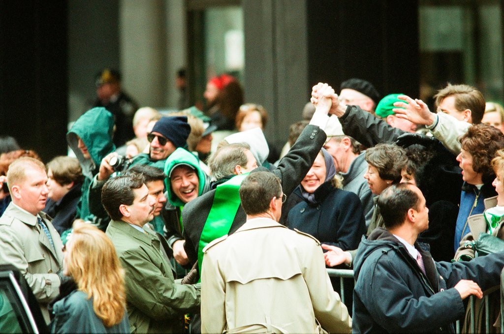Al Gore leads the Saint Patrick's Day Parade - Chicago Sun-Times
