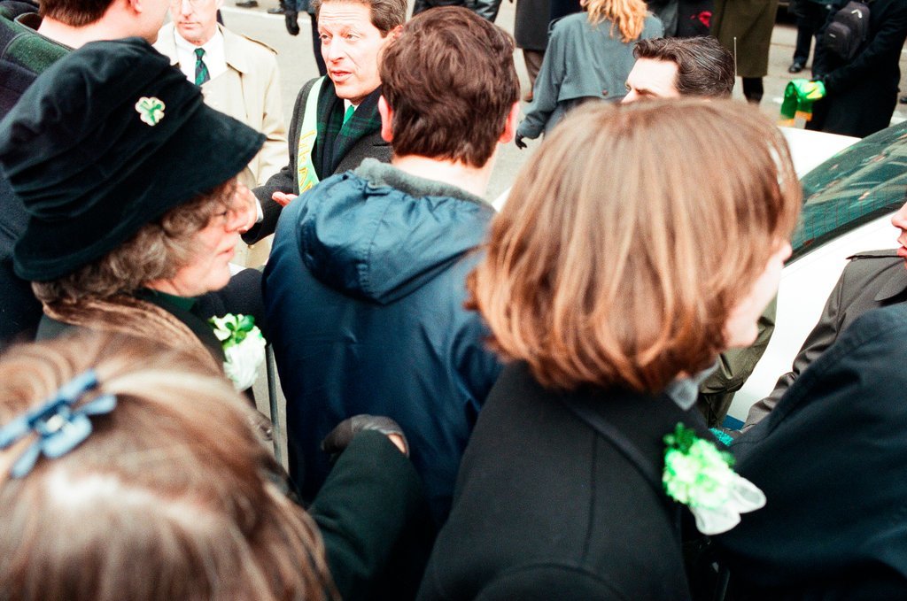 Al Gore leads the Saint Patrick's Day Parade - Chicago Sun-Times