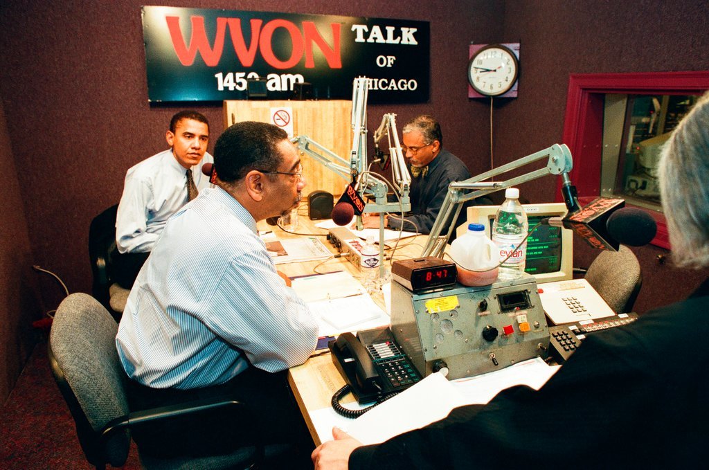 United States Representative Bobby Rush and State Senator Barack Obama debate - Chicago Sun-Times