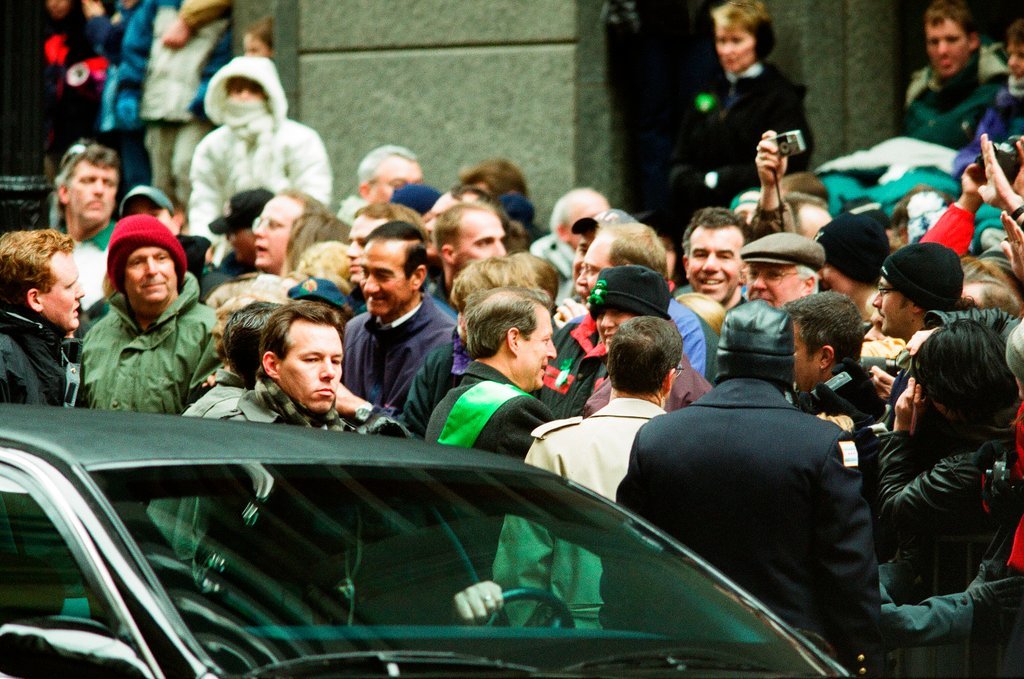 Al Gore leads the Saint Patrick's Day Parade - Chicago Sun-Times