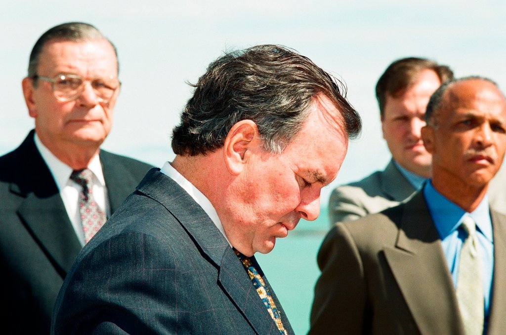 Mayor Richard M. Daley and suburban representatives hold a press conference - Chicago Sun-Times