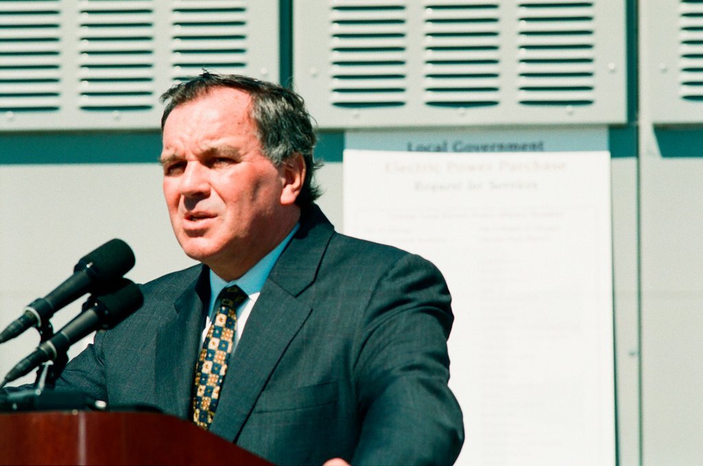 Mayor Richard M. Daley and suburban representatives hold a press conference - Chicago Sun-Times