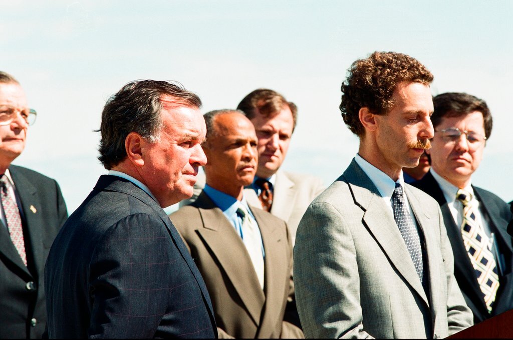 Mayor Richard M. Daley and suburban representatives hold a press conference - Chicago Sun-Times