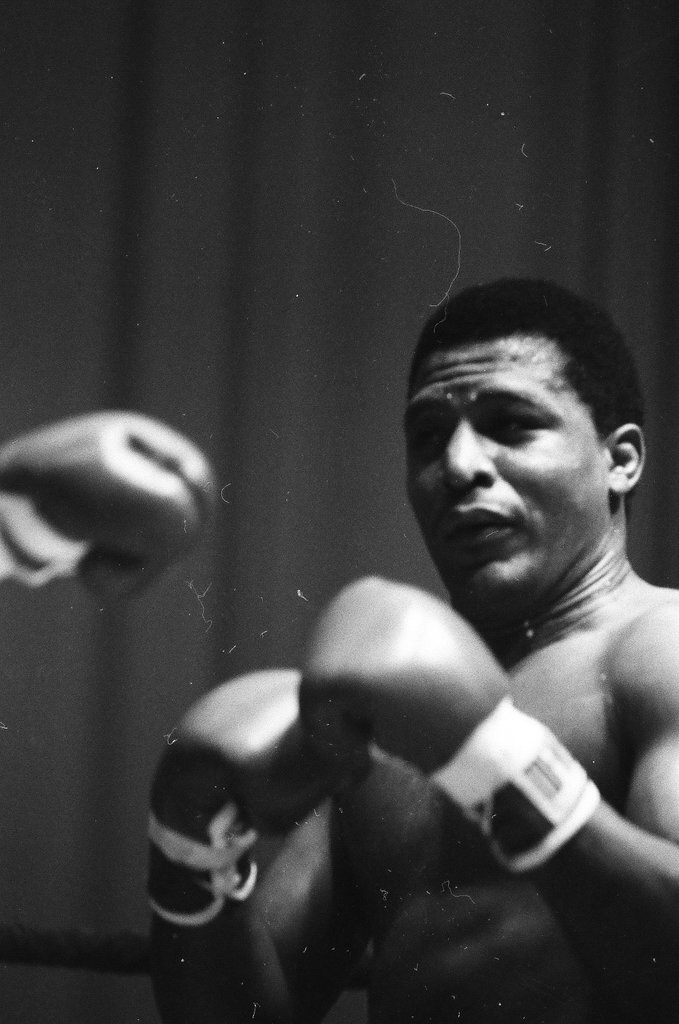 Joe Louis and Lee Roy Murphy compete in a boxing match - Chicago Sun-Times