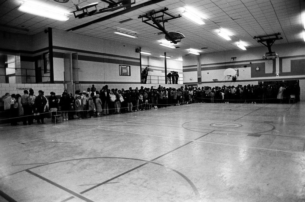 Mourners attend the wake of Ben Wilson - Chicago Sun-Times
