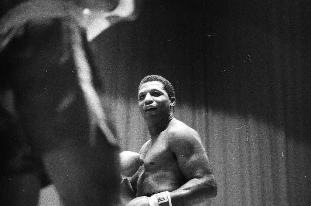 Joe Louis and Lee Roy Murphy compete in a boxing match - Chicago Sun-Times
