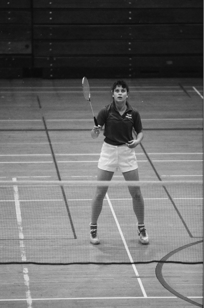 The first rounds of the women's state badminton competition begins at New Trier High School - Chicago Sun-Times