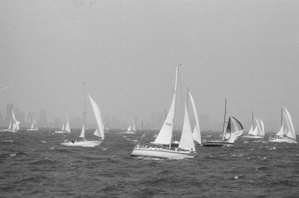 Sailors at Monroe Harbor prepare for the Chicago to Mackinac Island Yacht Race - Chicago Sun-Times