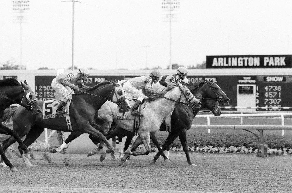 Par Flite and trainer Carl Nafzger win the Grade II Washington Park Stakes race - Chicago Sun-Times