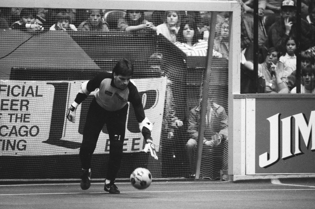 The Chicago Sting plays soccer against the Cleveland Force - Chicago Sun-Times