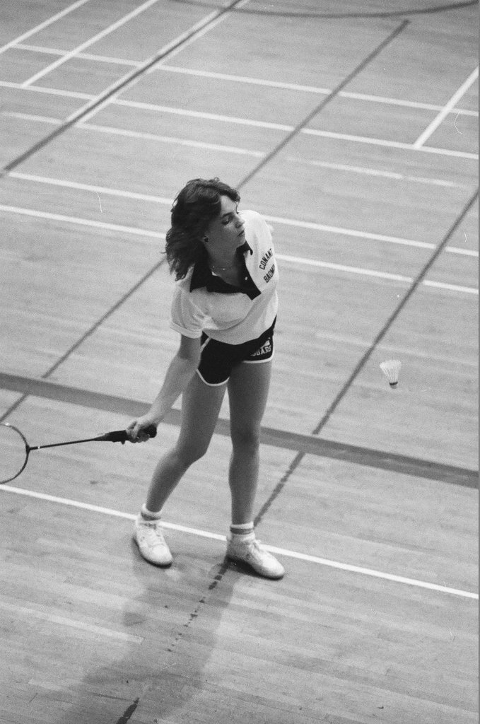 The first rounds of the women's state badminton competition begins at New Trier High School - Chicago Sun-Times