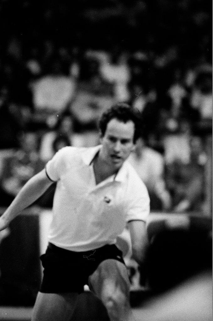Jimmy Connors and John McEnroe compete in the Volvo Tennis Finals - Chicago Sun-Times
