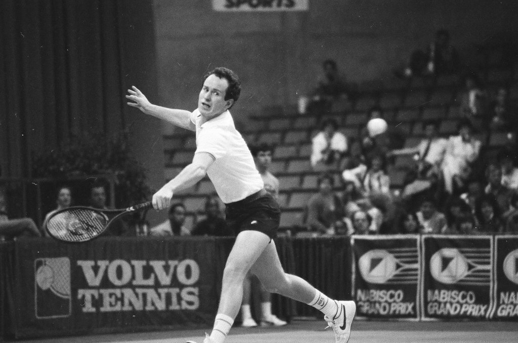 Jimmy Connors and John McEnroe compete in the Volvo Tennis Finals - Chicago Sun-Times