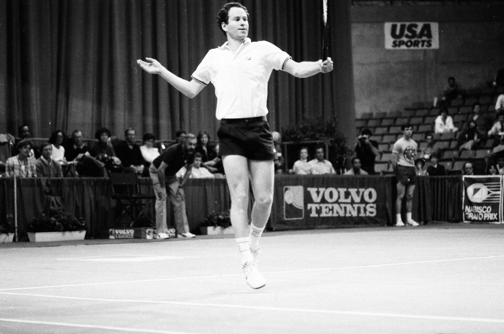 Jimmy Connors and John McEnroe compete in the Volvo Tennis Finals - Chicago Sun-Times