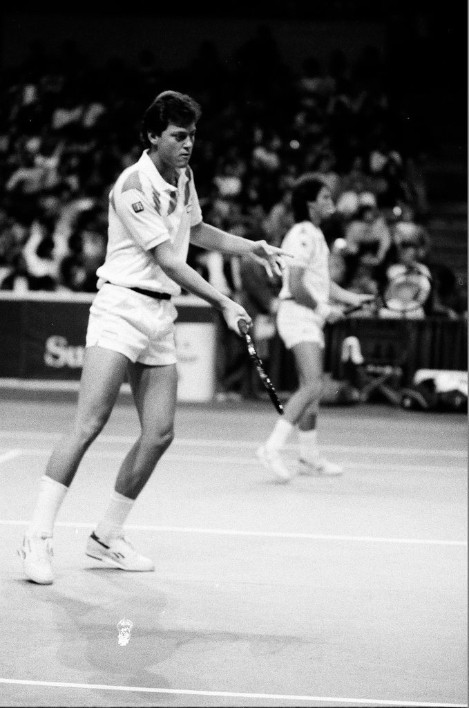 Jimmy Connors and John McEnroe compete in the Volvo Tennis Finals - Chicago Sun-Times