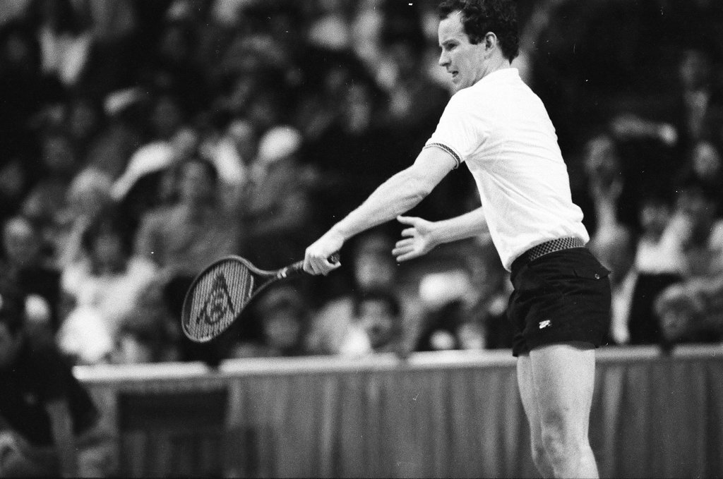 Jimmy Connors and John McEnroe compete in the Volvo Tennis Finals - Chicago Sun-Times