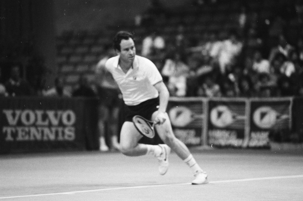 Jimmy Connors and John McEnroe compete in the Volvo Tennis Finals - Chicago Sun-Times