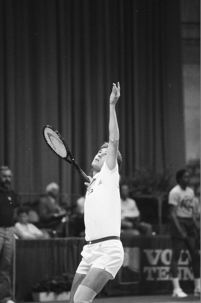 Jimmy Connors and John McEnroe compete in the Volvo Tennis Finals - Chicago Sun-Times