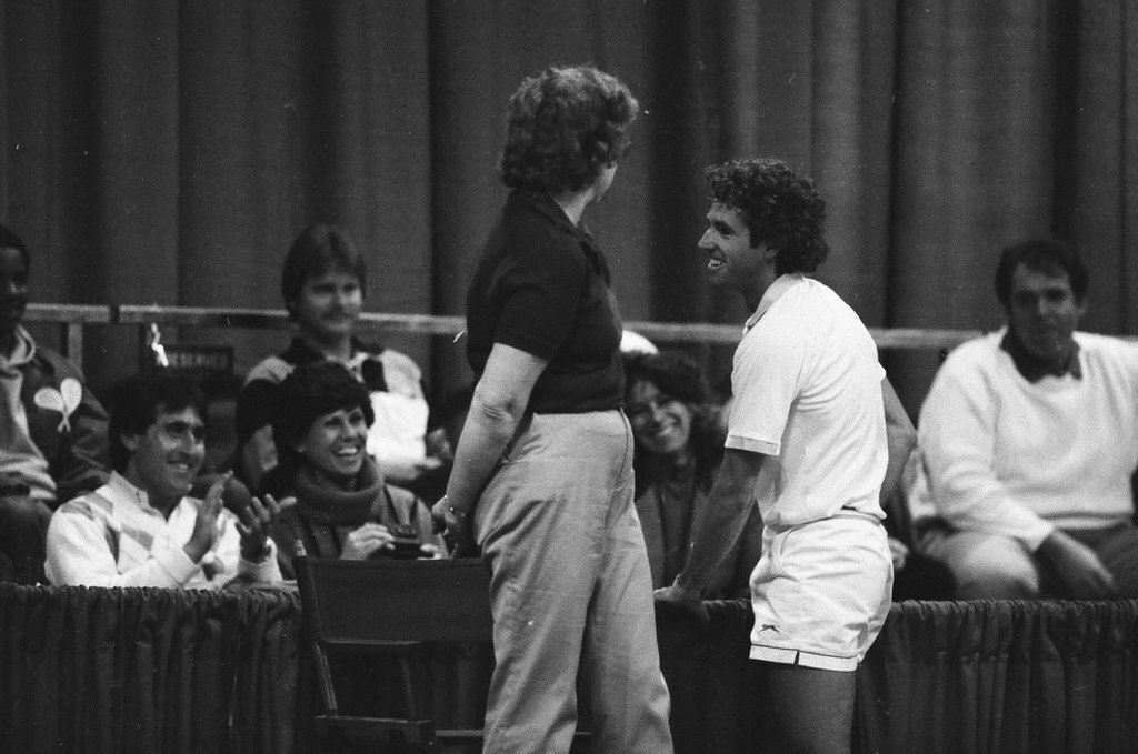 Jimmy Connors and John McEnroe compete in the Volvo Tennis Finals - Chicago Sun-Times