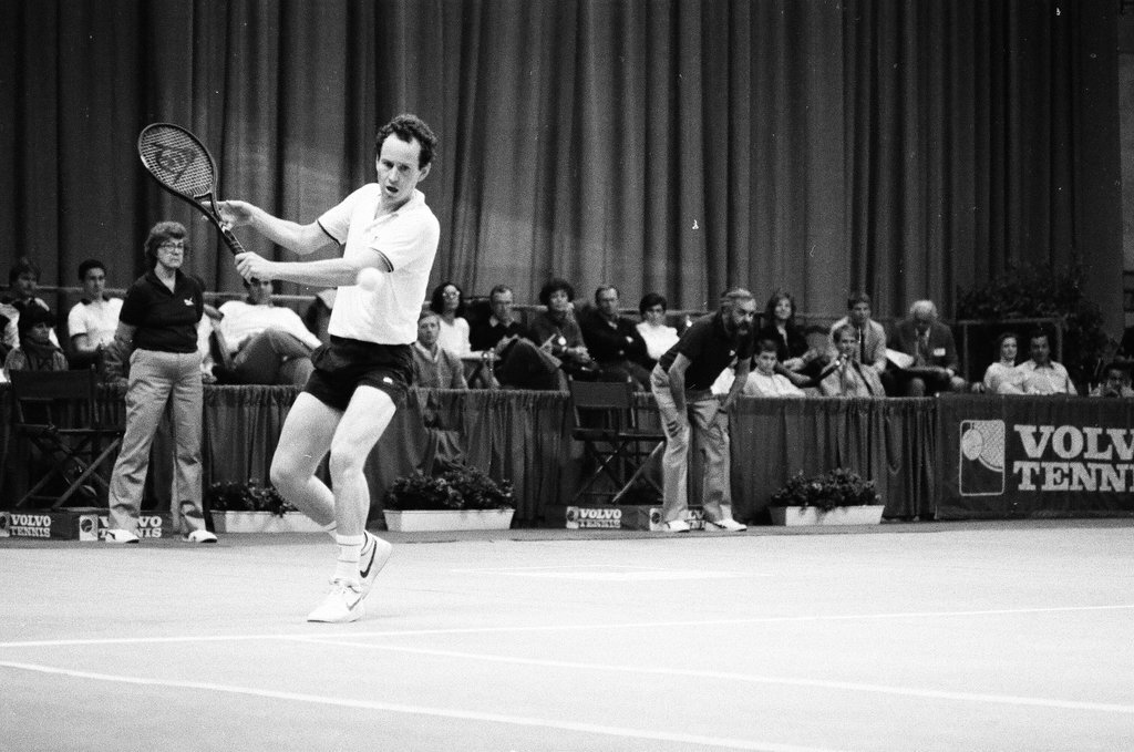 Jimmy Connors and John McEnroe compete in the Volvo Tennis Finals - Chicago Sun-Times