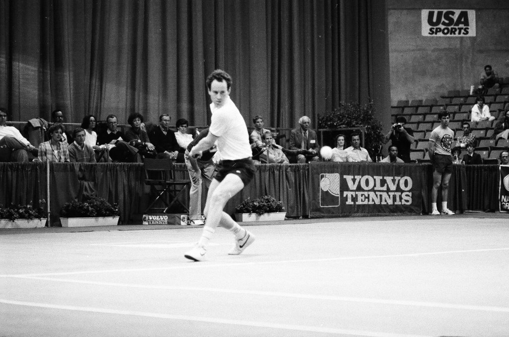 Jimmy Connors and John McEnroe compete in the Volvo Tennis Finals - Chicago Sun-Times