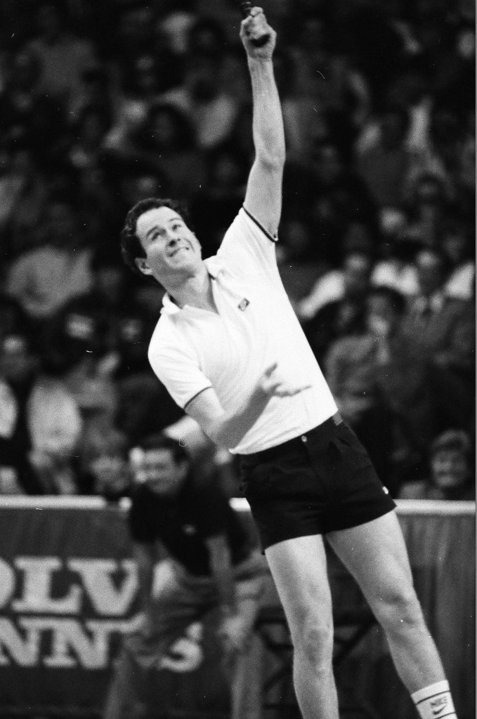 Jimmy Connors and John McEnroe compete in the Volvo Tennis Finals - Chicago Sun-Times