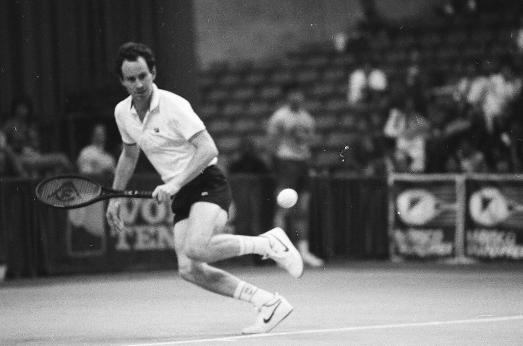 Jimmy Connors and John McEnroe compete in the Volvo Tennis Finals - Chicago Sun-Times