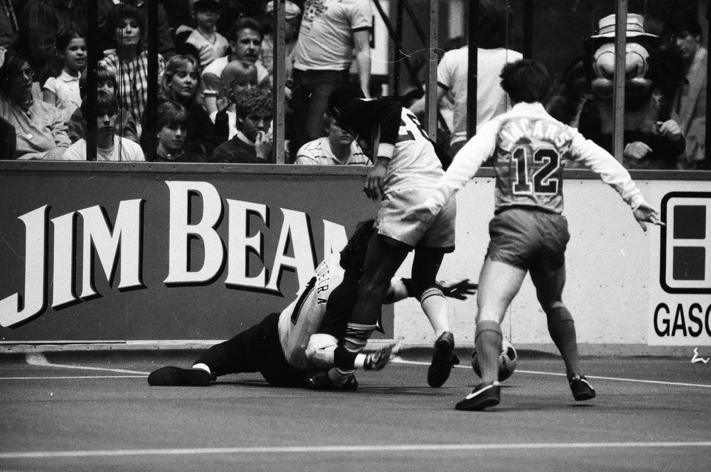 The Chicago Sting plays soccer against the Cleveland Force - Chicago Sun-Times