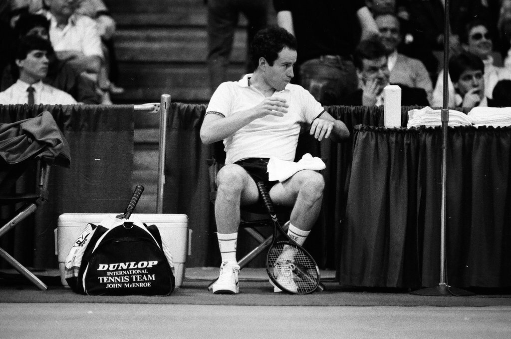 Jimmy Connors and John McEnroe compete in the Volvo Tennis Finals - Chicago Sun-Times
