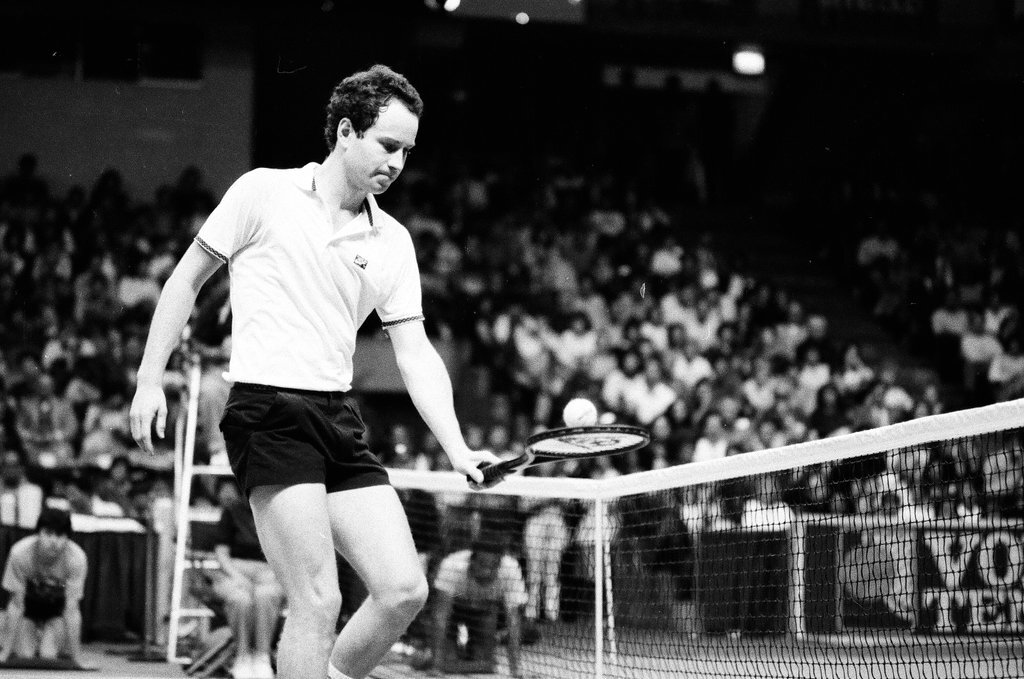Jimmy Connors and John McEnroe compete in the Volvo Tennis Finals - Chicago Sun-Times
