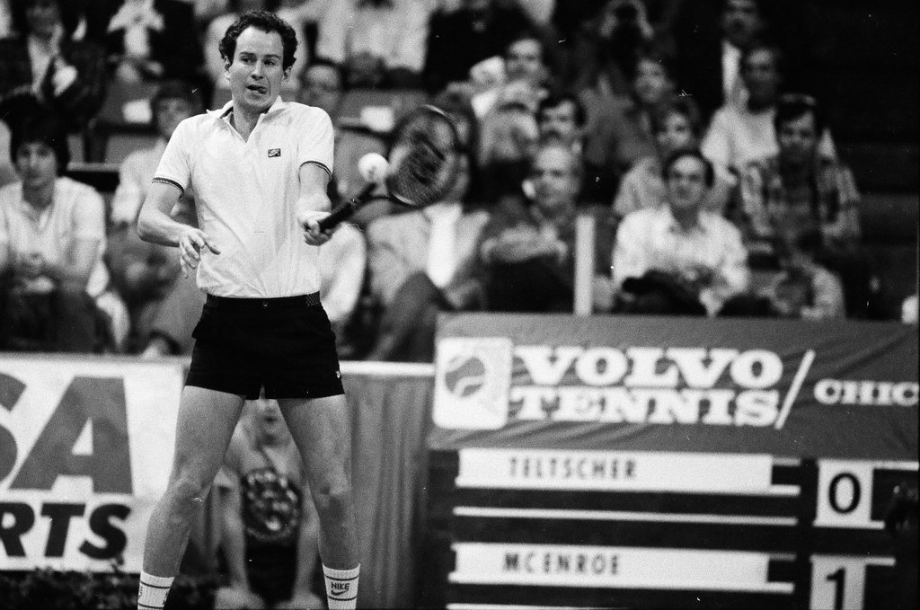 Jimmy Connors and John McEnroe compete in the Volvo Tennis Finals - Chicago Sun-Times