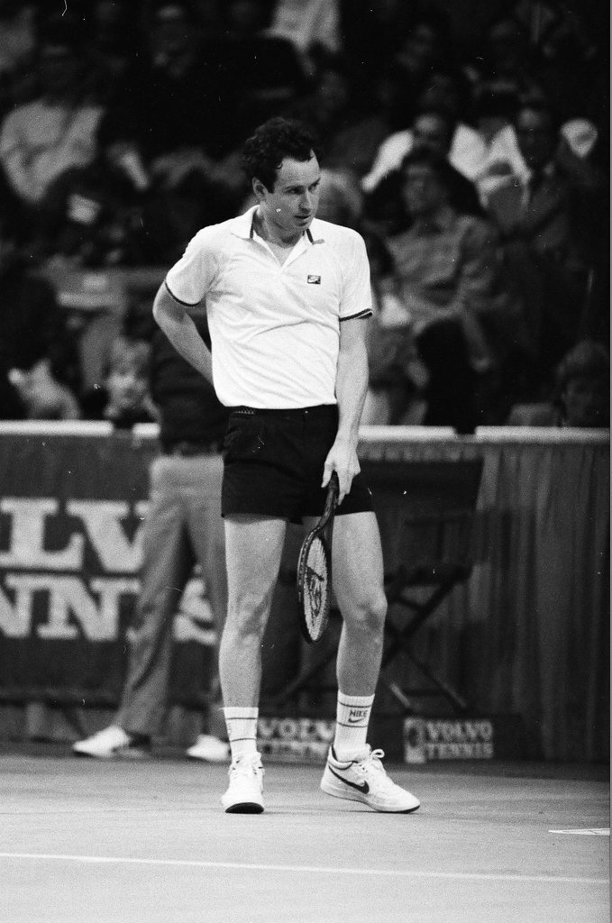 Jimmy Connors and John McEnroe compete in the Volvo Tennis Finals - Chicago Sun-Times