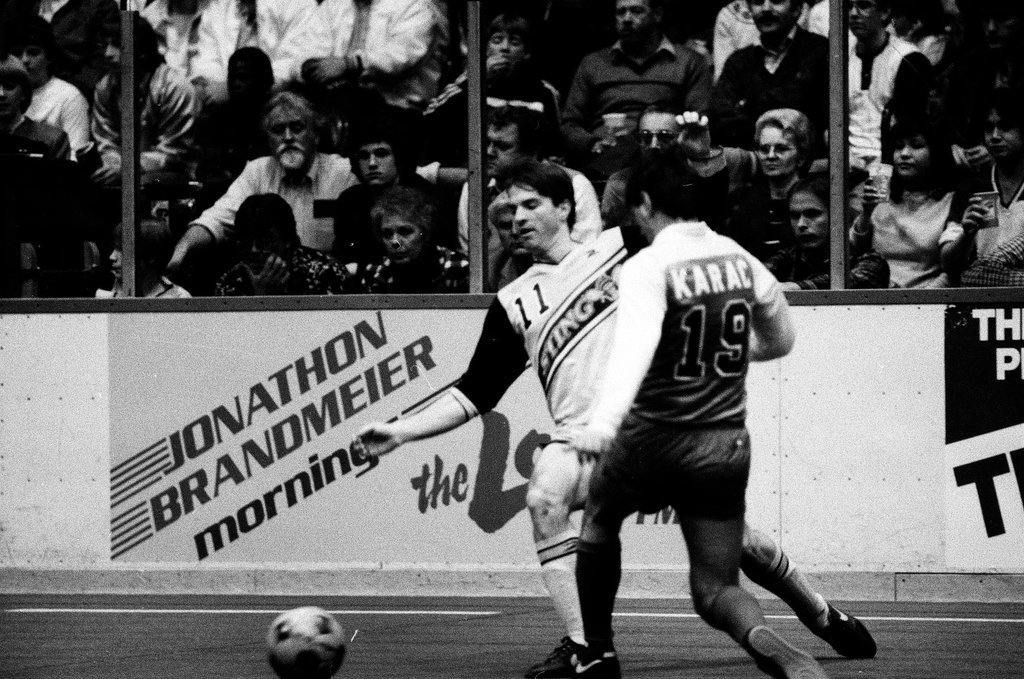 The Chicago Sting plays soccer against the Cleveland Force - Chicago Sun-Times