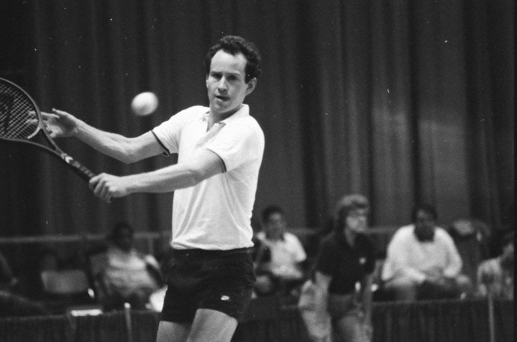 Jimmy Connors and John McEnroe compete in the Volvo Tennis Finals - Chicago Sun-Times