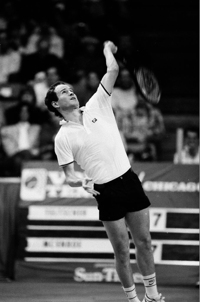 Jimmy Connors and John McEnroe compete in the Volvo Tennis Finals - Chicago Sun-Times