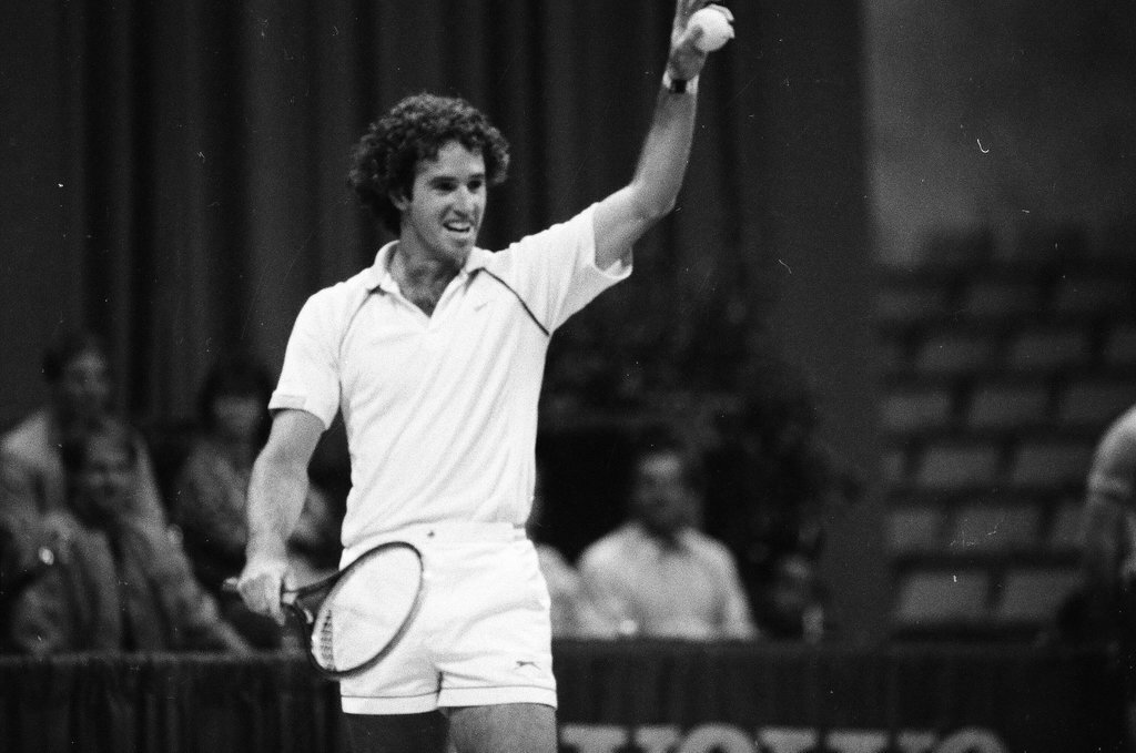 Jimmy Connors and John McEnroe compete in the Volvo Tennis Finals - Chicago Sun-Times